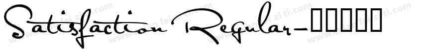Satisfaction Regular字体转换